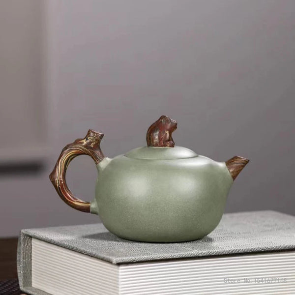 Lotus Clay Teapot-ToShay.org