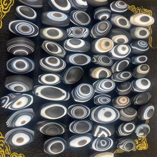 Tibetan Eye Agate Beads-ToShay.org