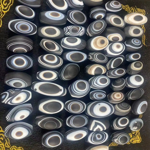 Tibetan Eye Agate Beads-ToShay.org