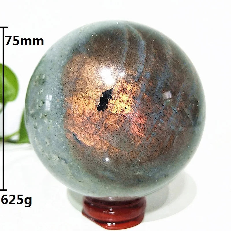 Yellow Labradorite Crystal Ball-ToShay.org