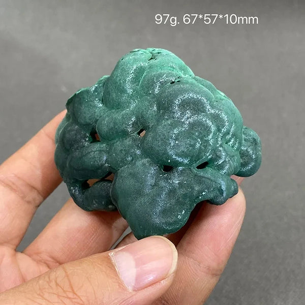 Green Malachite Crystal Slice-ToShay.org