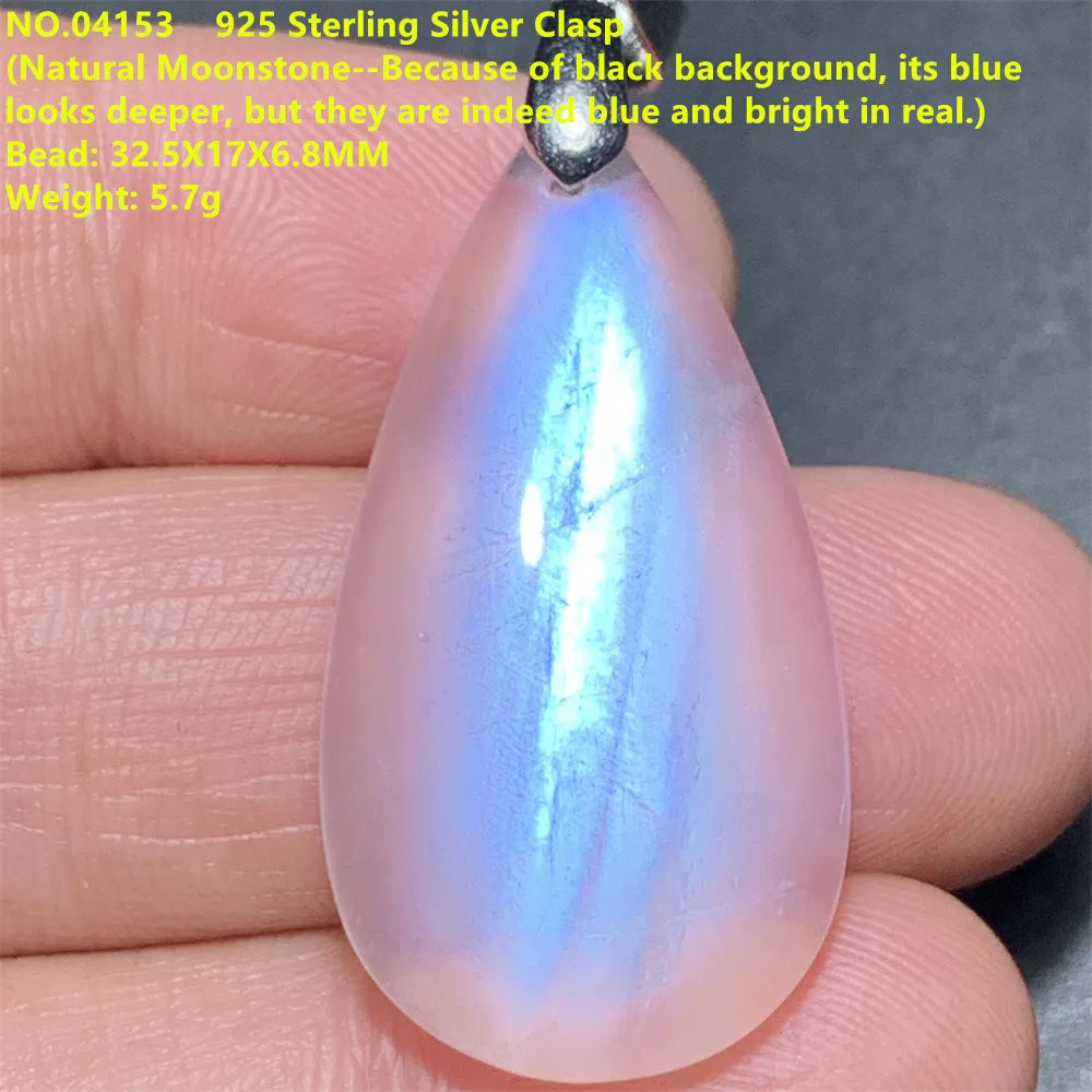 Blue Light Moonstone Pendants-ToShay.org