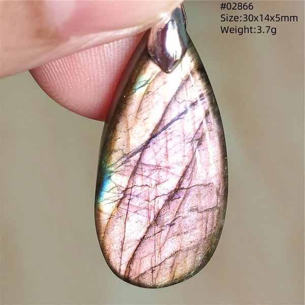 Blue Light Labradorite Pendant-ToShay.org