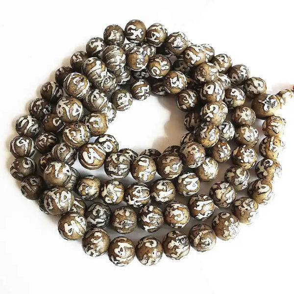 Tibetan Conch Shell Prayer Beads-ToShay.org