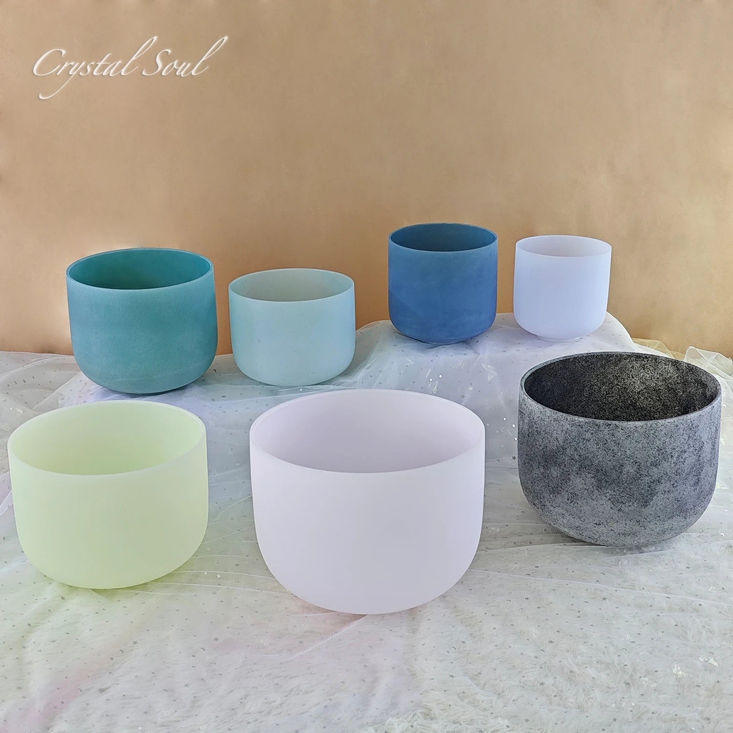 Mixed Gemstone Fusion Crystal Bowl-ToShay.org