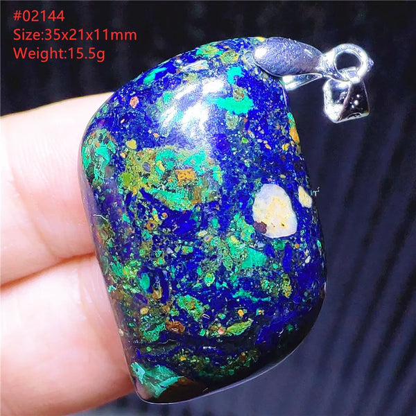 Blue Azulite Pendant-ToShay.org