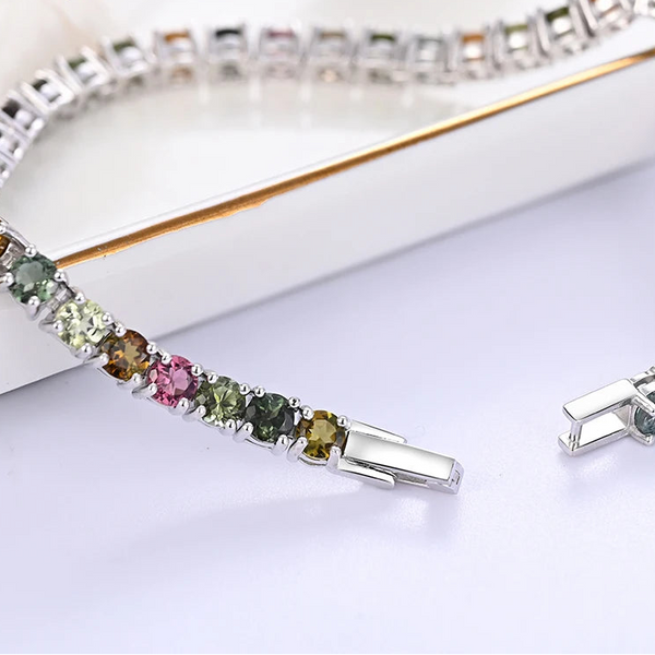 Mixed Tourmaline Bracelet-ToShay.org