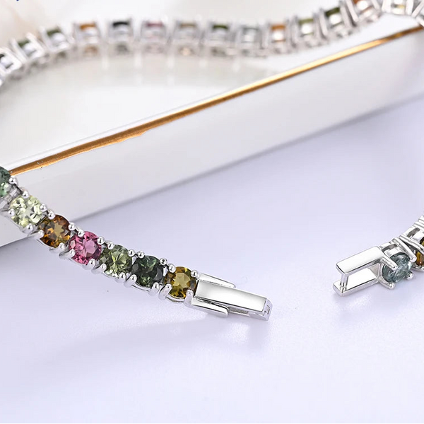 Mixed Tourmaline Bracelet-ToShay.org