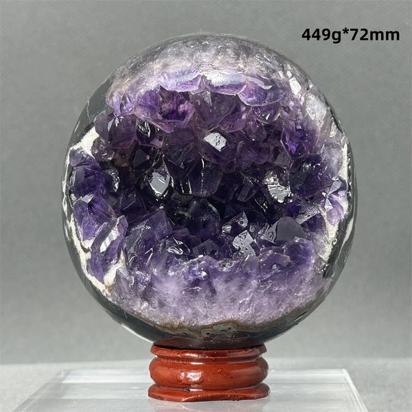 Purple Amethyst Cluster Ball-ToShay.org