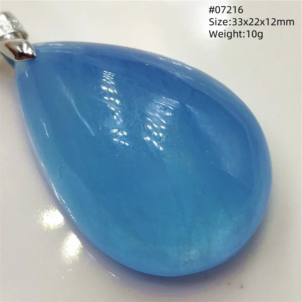 Blue Aquamarine Pendant-ToShay.org