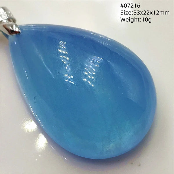 Blue Aquamarine Pendant-ToShay.org