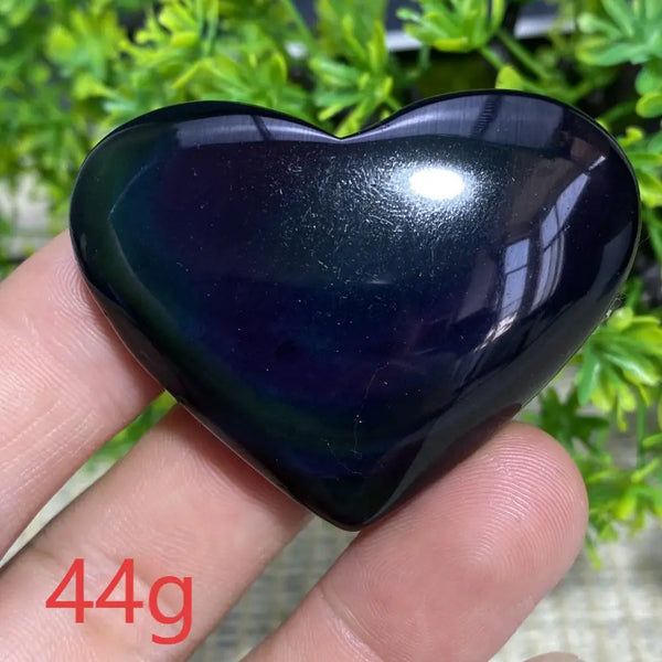 Rainbow Obsidian Heart-ToShay.org