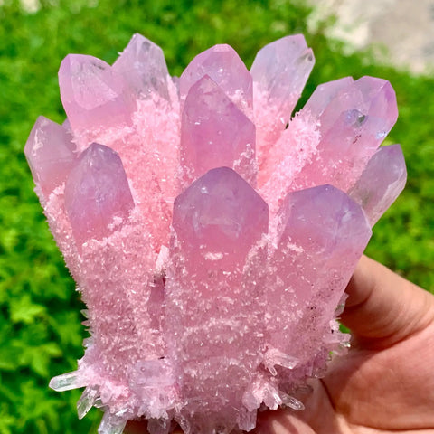 Purple Pink Crystal Cluster-ToShay.org