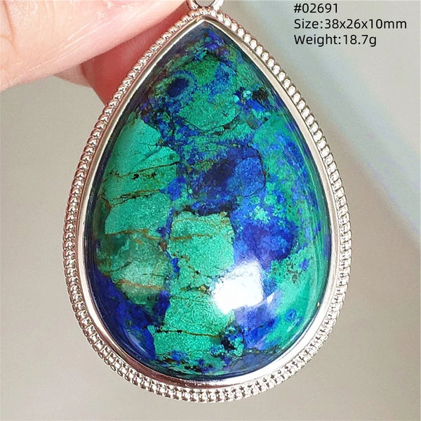 Blue Azurite Pendant-ToShay.org