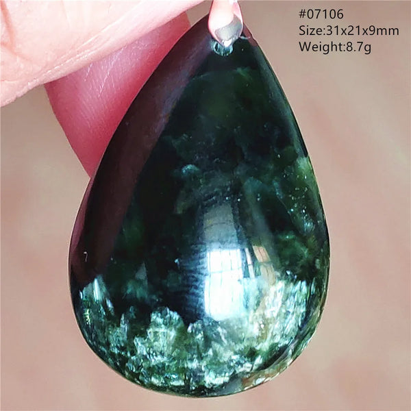 Green Seraphinite Pendant-ToShay.org