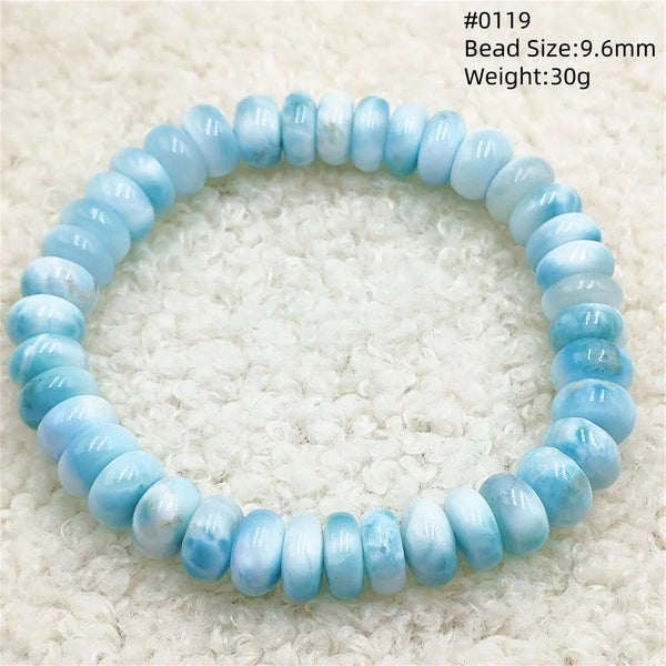 Blue Larimar Bead Bracelet-ToShay.org