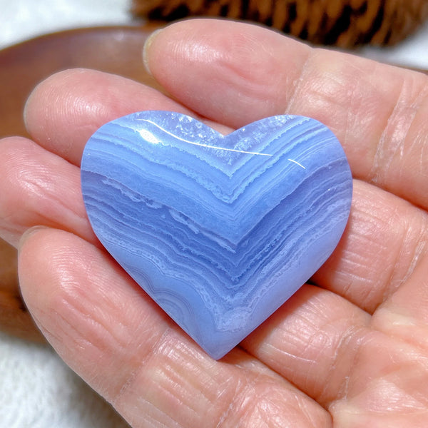 Blue Lace Agate Heart-ToShay.org