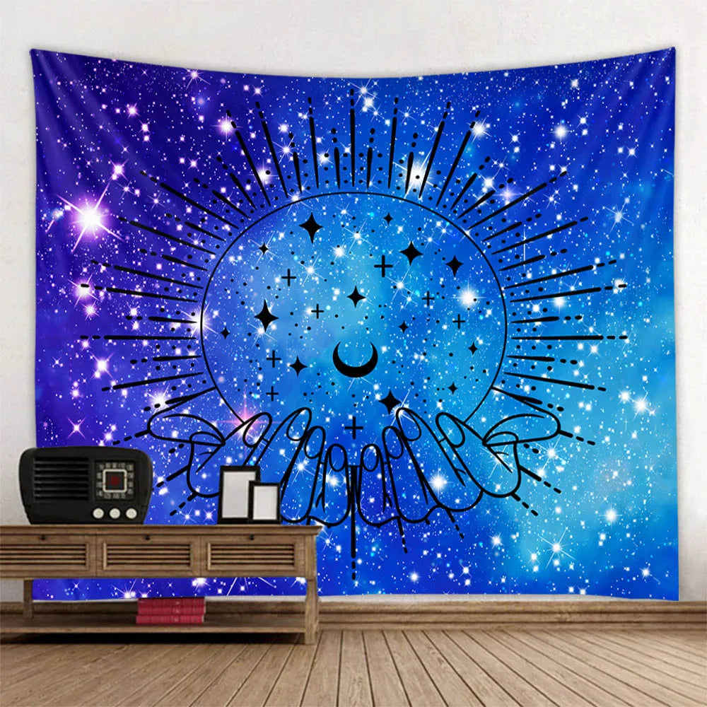 Sun Moon Art Tapestry-ToShay.org