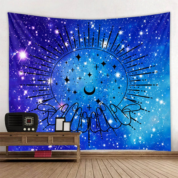 Sun Moon Art Tapestry-ToShay.org