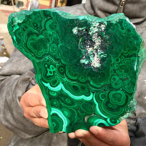 Green Malachite Crystal Quartz-ToShay.org