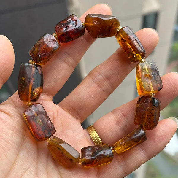Yellow Amber Bracelet-ToShay.org