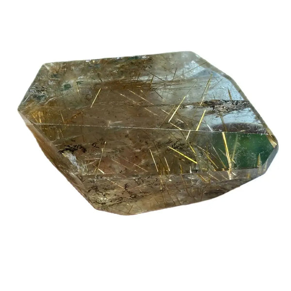 Gold Rutilated Hair Crystal-ToShay.org