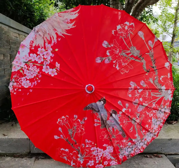 Red Paper Umbrellas-ToShay.org