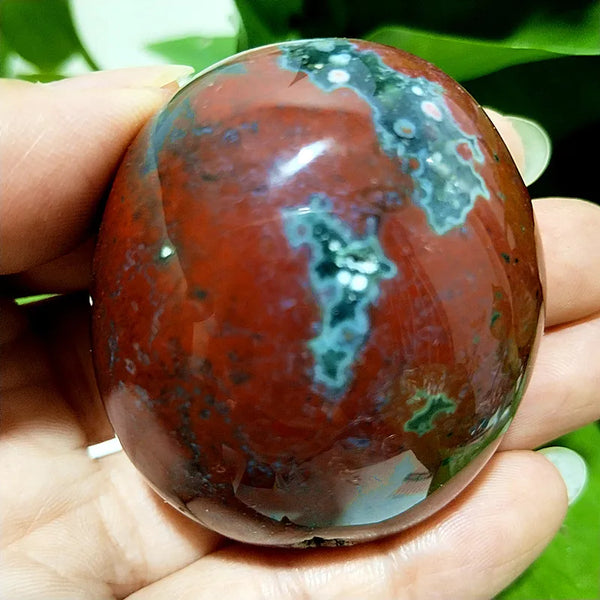 Ocean Jasper Palm Stone-ToShay.org