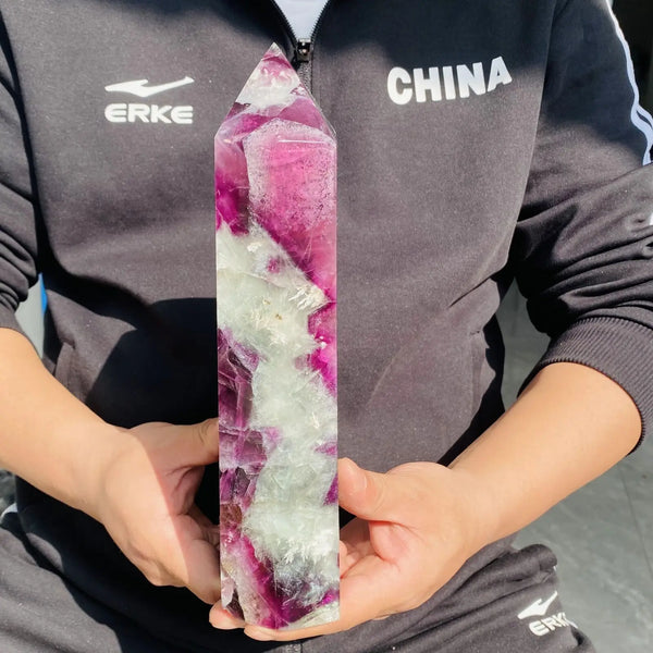 Rainbow Fluorite Obelisk-ToShay.org