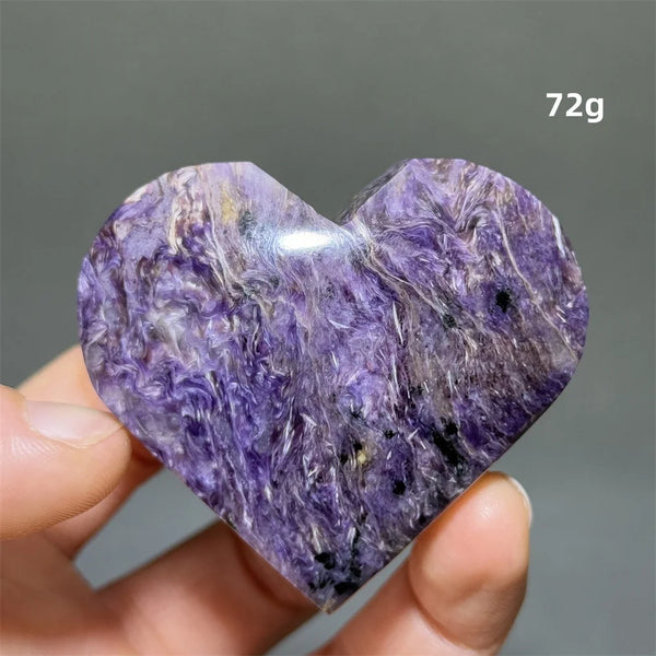 Purple Dragon Crystal Heart-ToShay.org