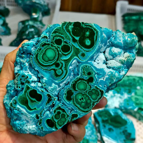 Green Malachite Slices-ToShay.org