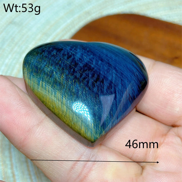 Blue Tiger Eye Heart-ToShay.org