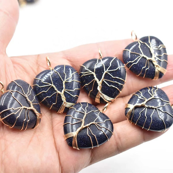 Mixed Crystal Tree Heart-ToShay.org