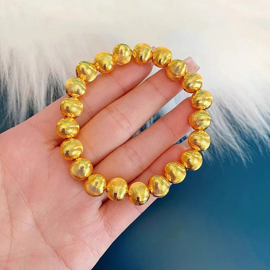 Gold Dragon Bead Bracelet-ToShay.org