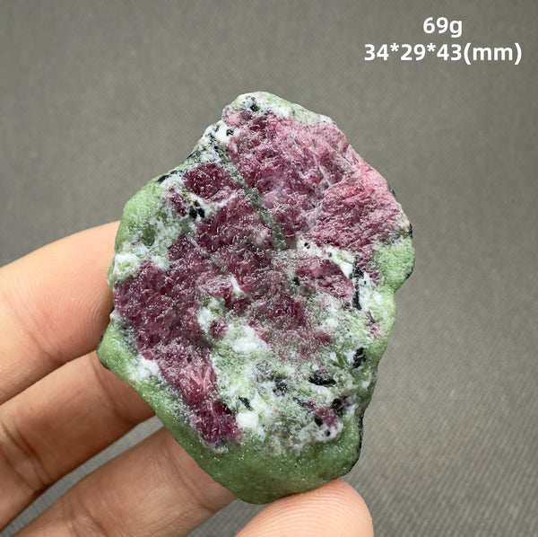 Red Green Ruby Epidote-ToShay.org