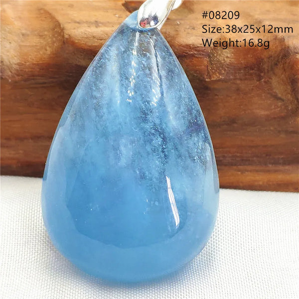 Blue Aquamarine Pendant-ToShay.org