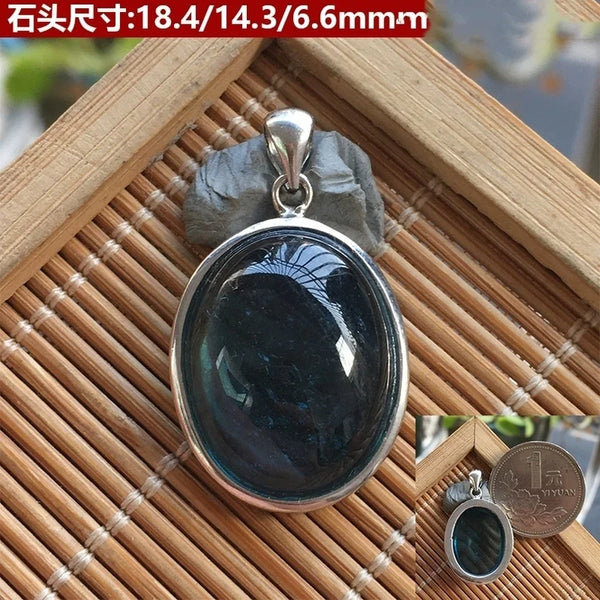 Blue Aquamarine Pendant-ToShay.org