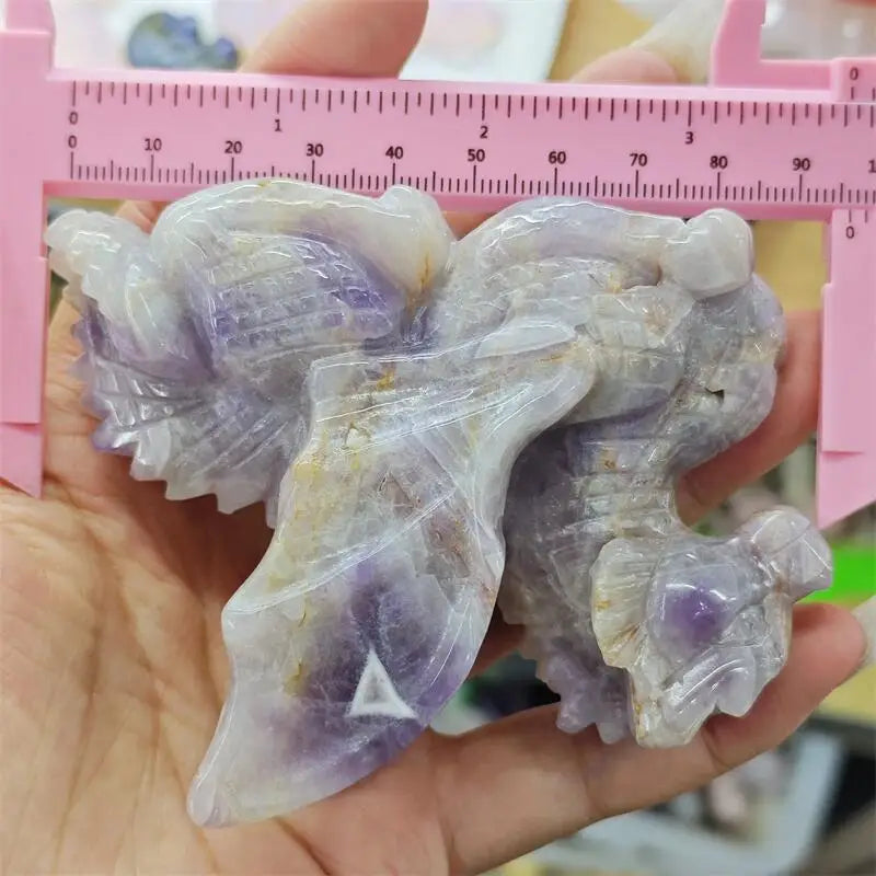 Purple Amethyst Flying Dragon-ToShay.org