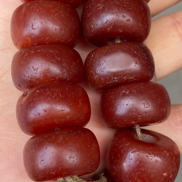 Tibetan Red Agate DZi Bead-ToShay.org