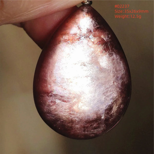 Purple Red Lepidolite Quartz-ToShay.org