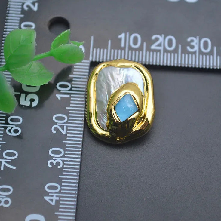 White Pearl Square Beads-ToShay.org