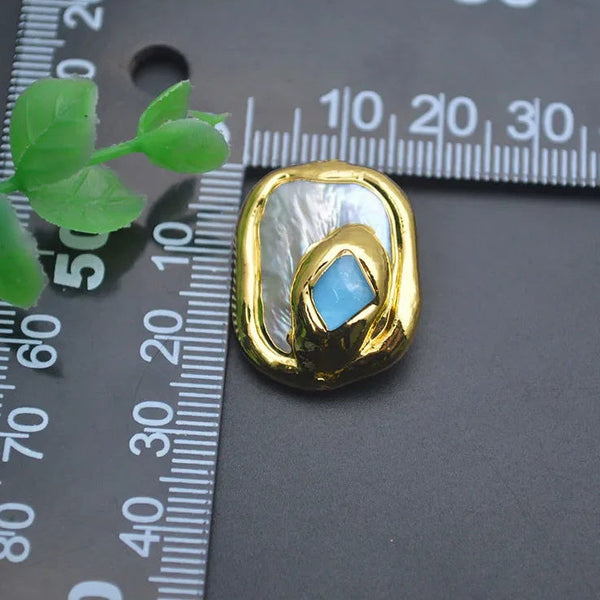 White Pearl Square Beads-ToShay.org