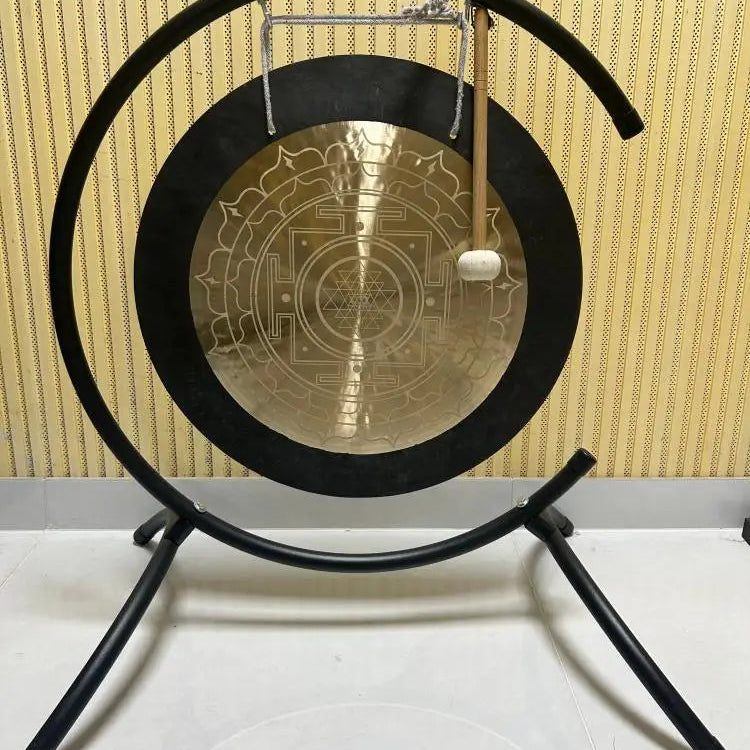 Bronze Sri Yantra Wind Gong-ToShay.org