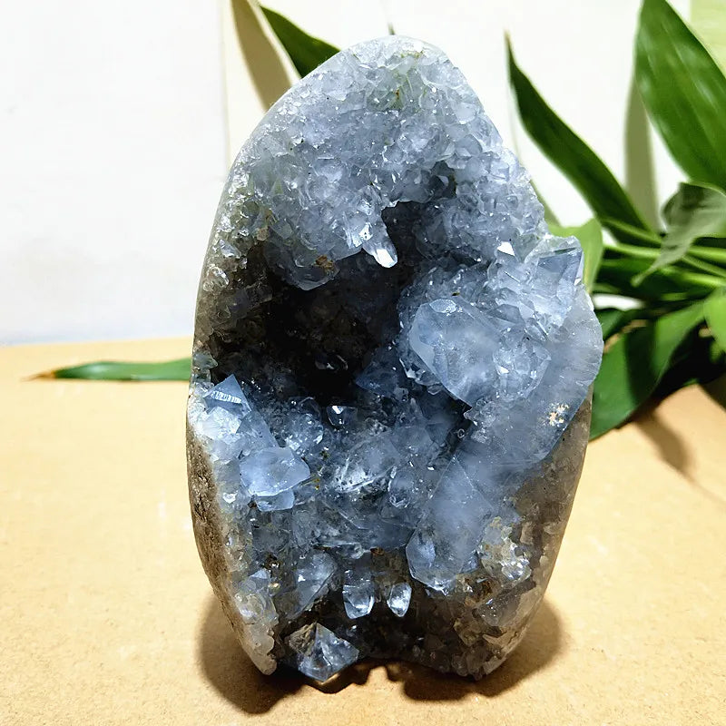 Blue Celestine Crystal Geode-ToShay.org