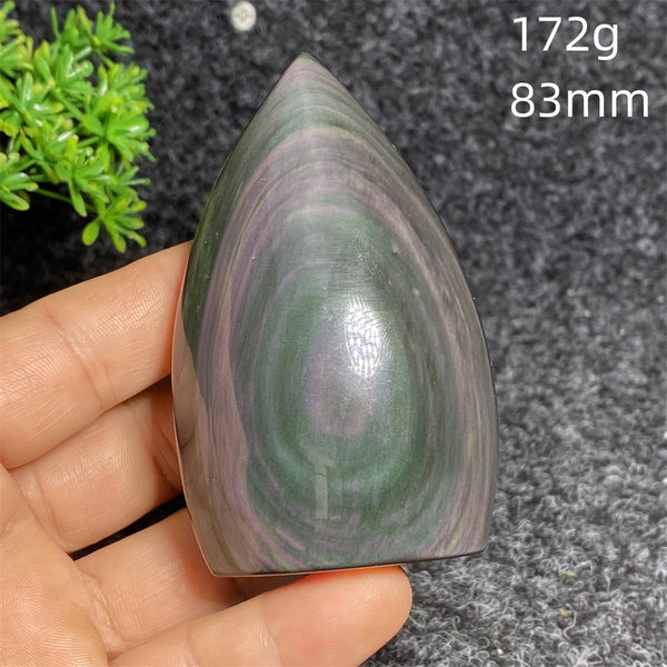 Rainbow Obsidian Torch-ToShay.org