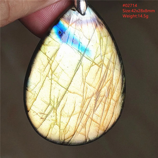 Blue Light Labradorite Pendant-ToShay.org