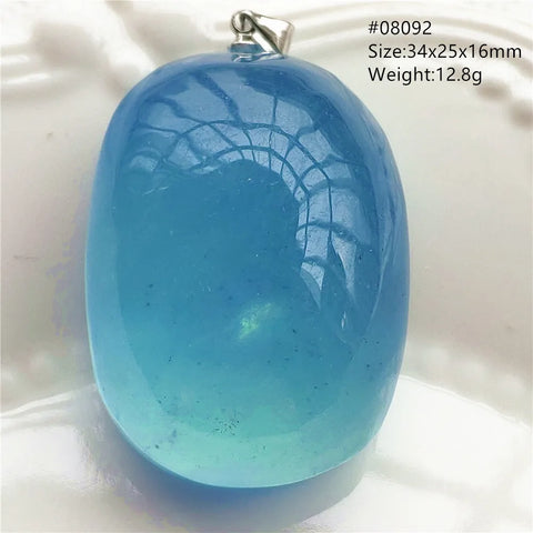 Blue Aquamarine Pendant-ToShay.org