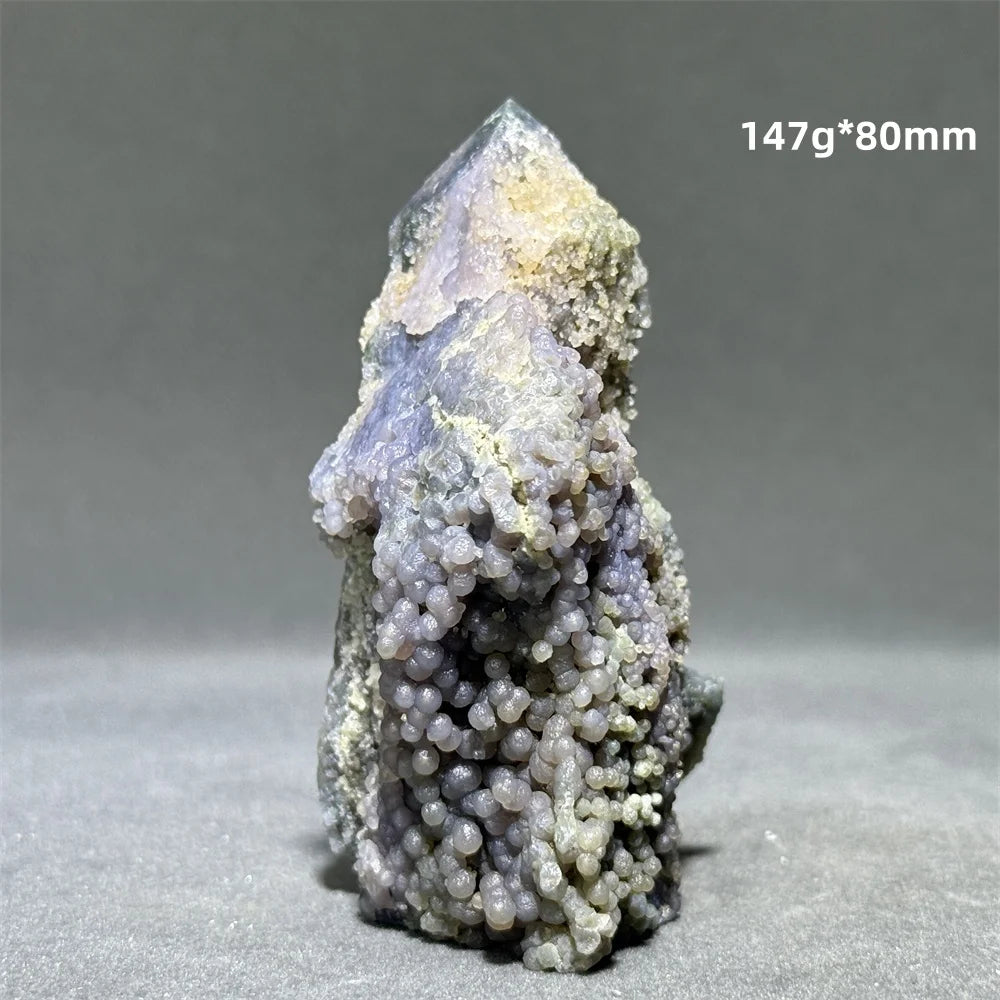 Purple Grape Agate Quartz Tower-ToShay.org