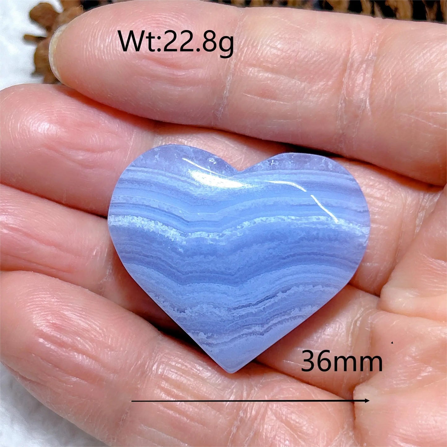 Blue Lace Agate Heart-ToShay.org
