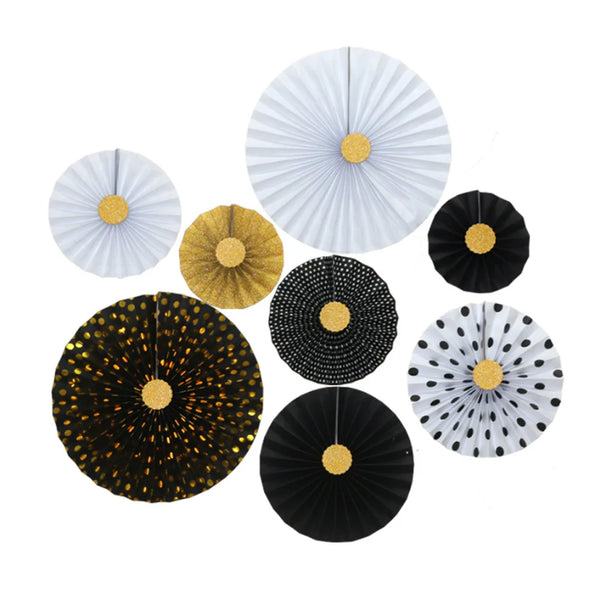 Gold Paper Fans-ToShay.org